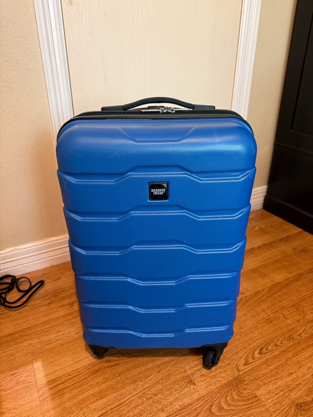 Sharper Image Bright Blue Hardshell Carry-On Spinner